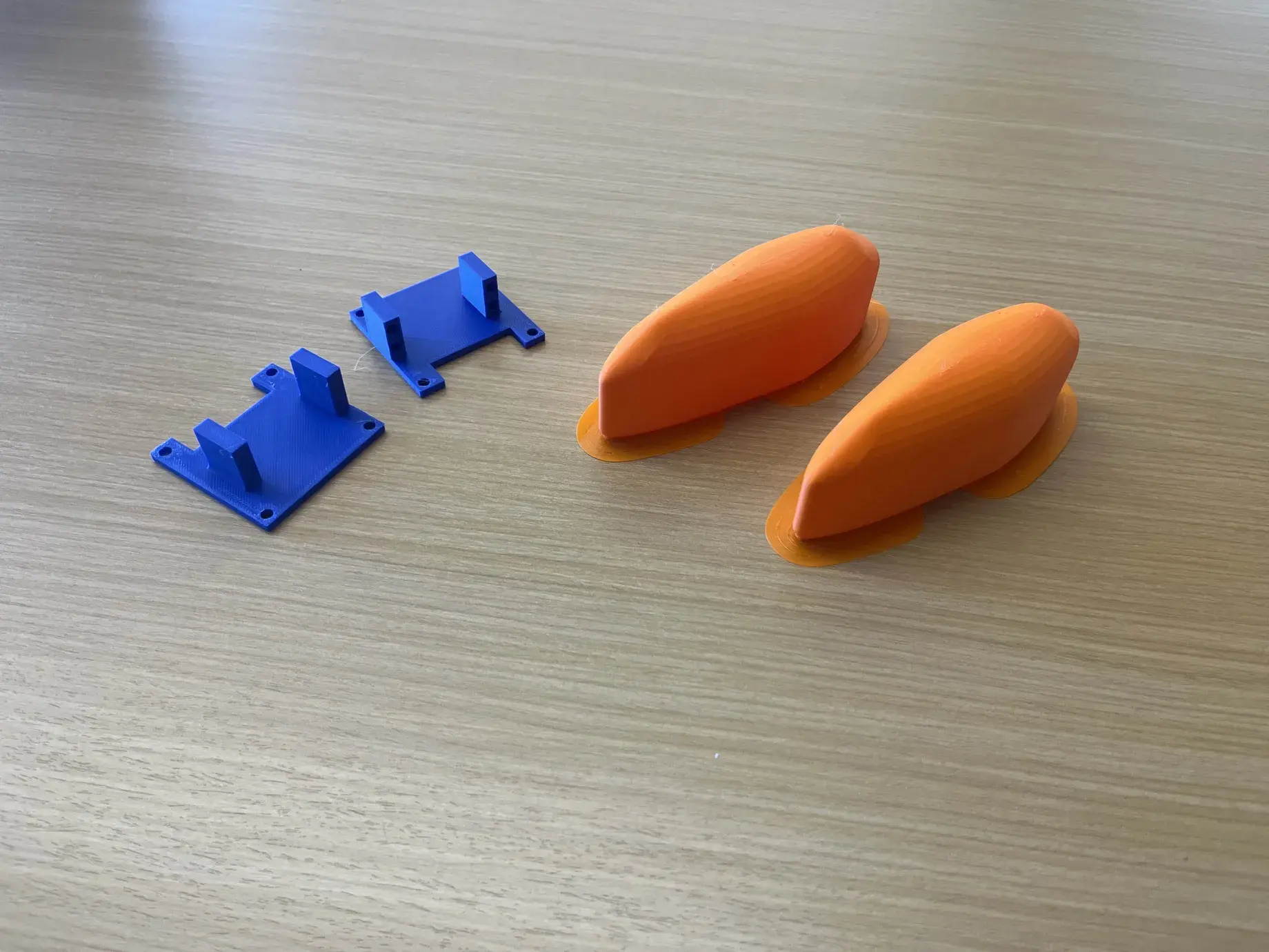 3D-printed mounts and aerodynamic fairings